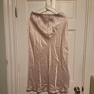 Aritzia Babaton Midi Satin Slip Skirt